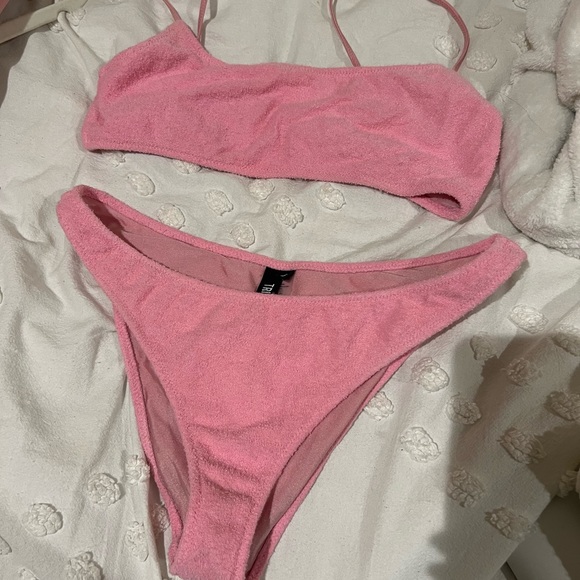 TRIANGL SWIMWEAR PINK TERRY BIKINI - Picture 2 of 7